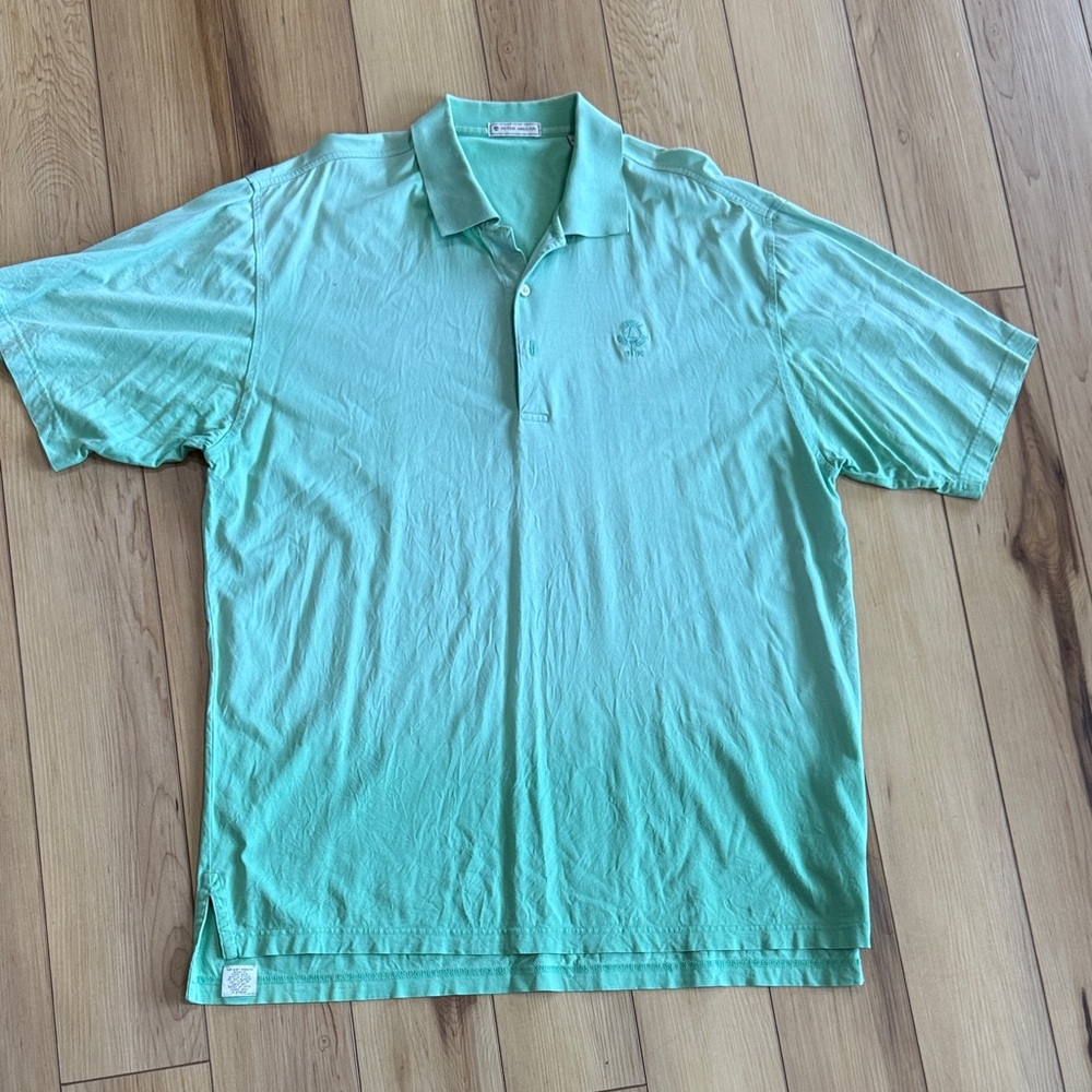 Peter Millar Ombré Mint Green Polo Shirt